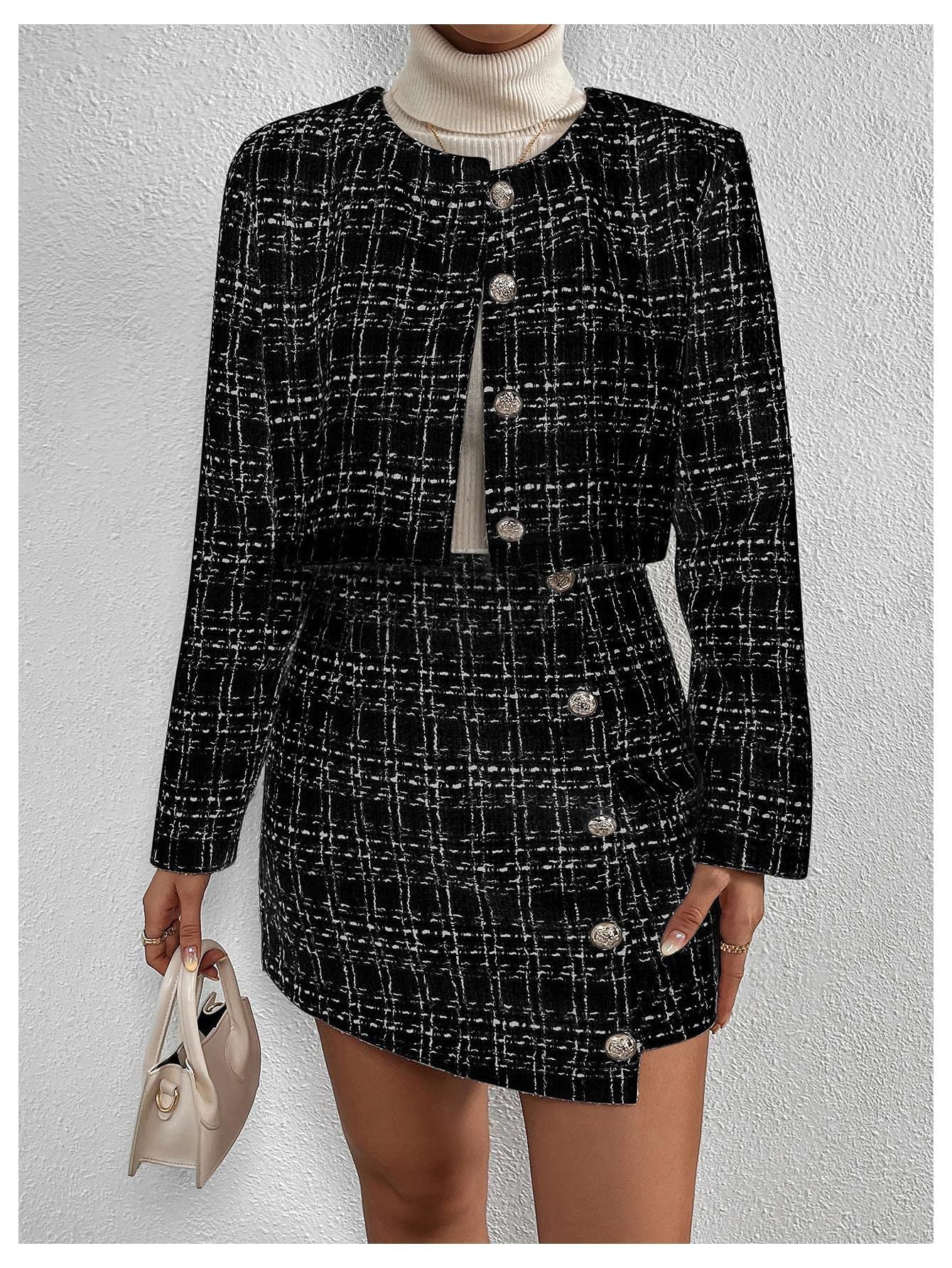 Jacket Half Body Skirt Outfit