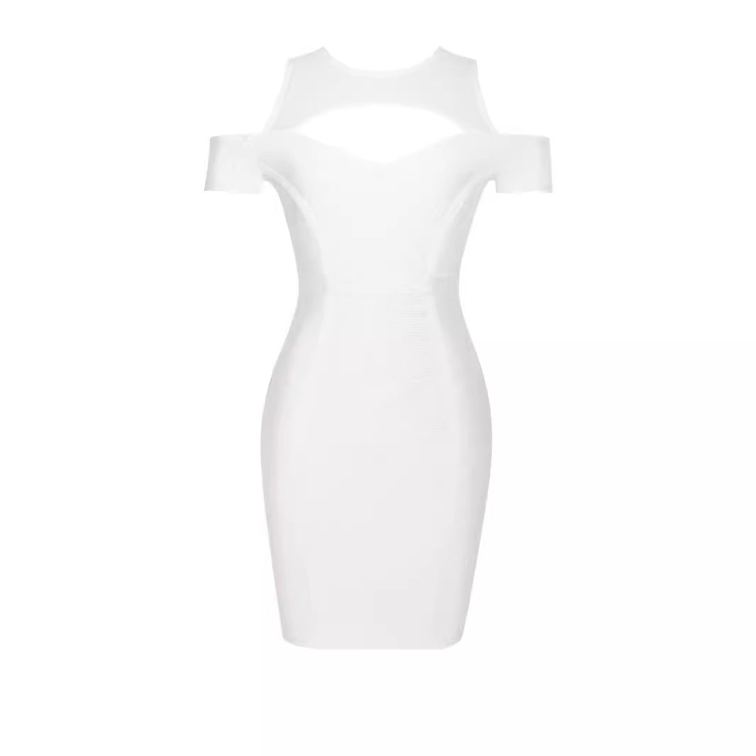 Bandage White Dress