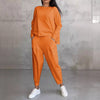 Long-sleeved Sweater Harem Pants Suit