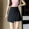 Pleated High Waist A-Line Hip-wrapped Skirt