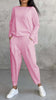 Long-sleeved Sweater Harem Pants Suit