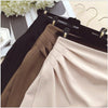 Pleated High Waist Slimming Sheath Skirt