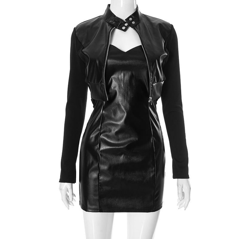 Coat Women's Bag Hip Tube Top Dress Suit