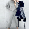 Long Sleeve Fleece Casual Sweater Suit