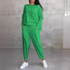 Long-sleeved Sweater Harem Pants Suit