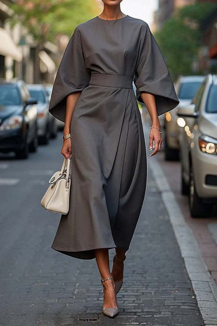 Loose Batwing Sleeve Dress