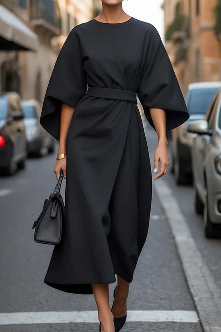 Loose Batwing Sleeve Dress