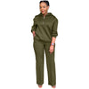 Women's Loose Hooded Drawstring Suit