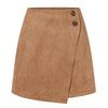 Suede Irregular Skirt