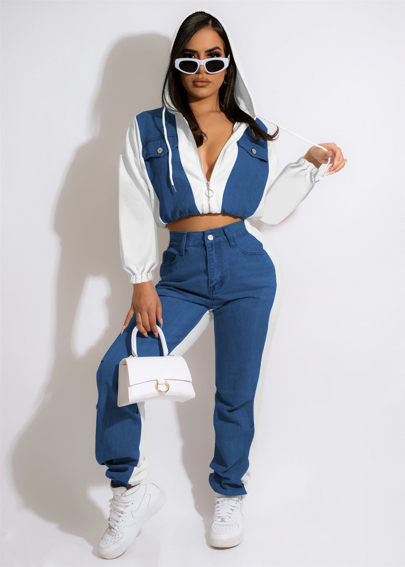 Women's Casual Denim Suit