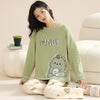 Long Sleeve Cute Cartoon Casual Home wear