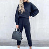 Long Sleeve Fleece Casual Sweater Suit