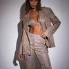 3pcs Shiny Long-sleeved Suit