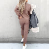 Long Sleeve Fleece Casual Sweater Suit