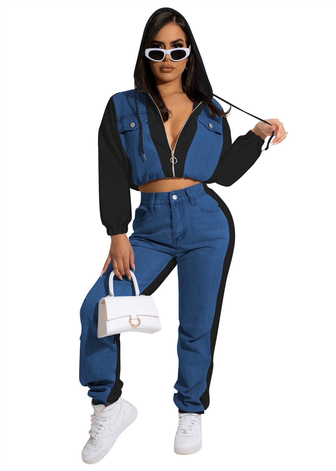 Women's Casual Denim Suit